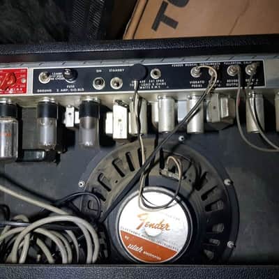 1972 FENDER DELUXE REVERB USA COMBO 1 x 12" - TONE MACHINE ! 1 OWNER image 6