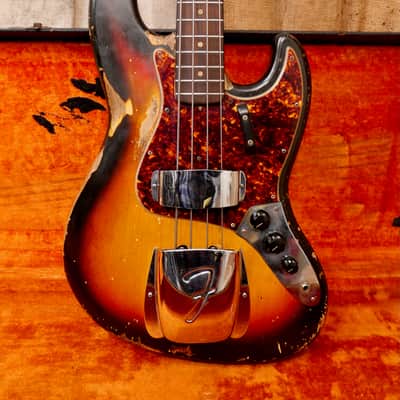 Fender Jazz Bass 1964 - Sunburst image 3