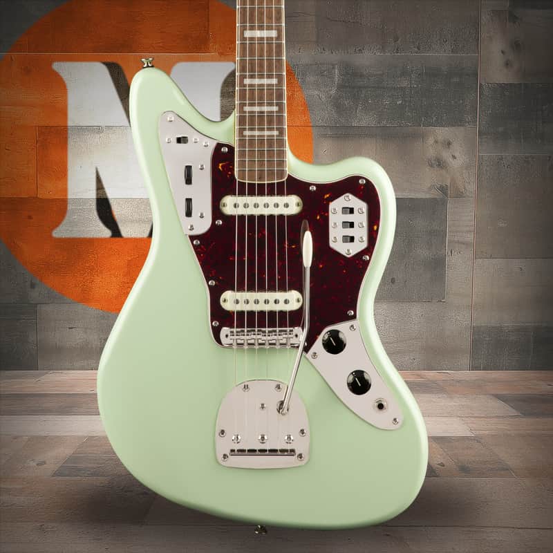 Squier Classic Vibe '70s Jaguar - Laurel Fingerboard - Surf Green image 1