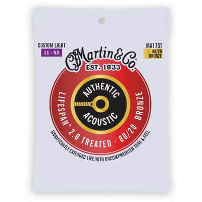 Martin MA175T Authentic Treated, Custom Light, 80/20 image 1