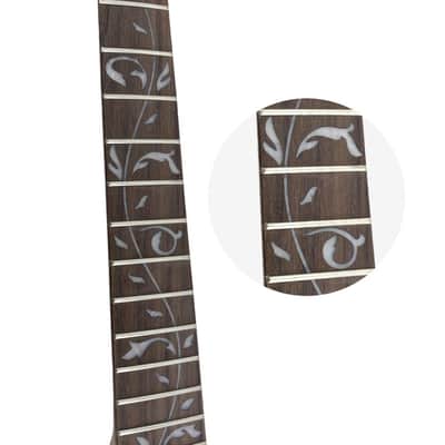 Electric Guitar Neck – Mahogany / Rosewood (24.75" Scale, 22 Frets) image 3