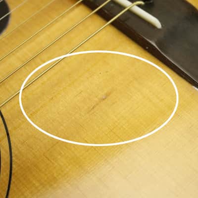 Vintage 1970 made Acoustic Guitar Yamaha FG-110 RED Label Made in Japan image 12