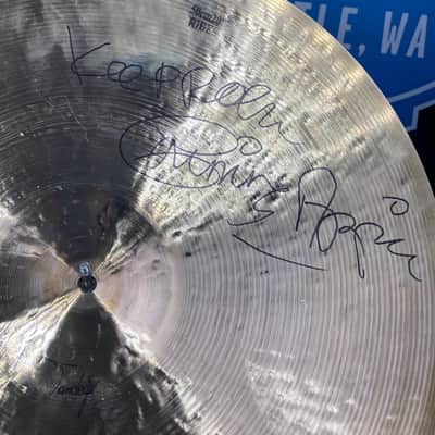Carmine Appice Istanbul Mehmet 20" Sultan Series Ride Cymbal (CA2 #2) Autographed!! image 2