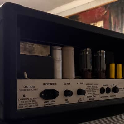 Zinky Electronics amp Encore series custom shop 1 of 2 Custom 66’ (2CH Zinky Mofo w/fx loop) 60W 5881 x2 6L6WGC Tube Head Dual wired for US 120v and EU 220v image 4