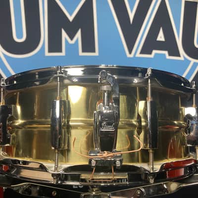 Pearl - 5x14" Sensitone Custom Alloy Brass Shell Snare Drum image 7