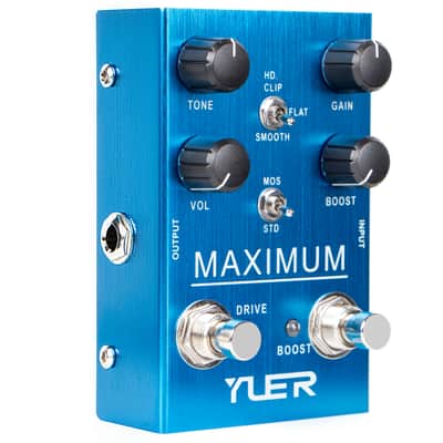 YUER MAXIMUM Overdrive Electric Guitar Effects Pedal True Bypass ✅New image 2