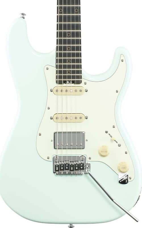 Schecter Traditional HSS Nick Johnston Signature Electric Guitar, Ebony Fingerboard, Atomic Frost image 1