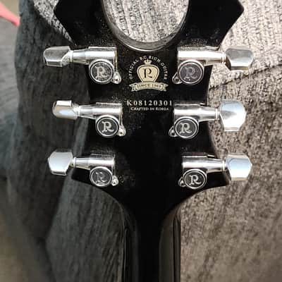 B.C. Rich DRACO Neck Thru 2008 - GLOSS BLACK Floyd Rose, Black h/w, EMGs, Wiring image 3