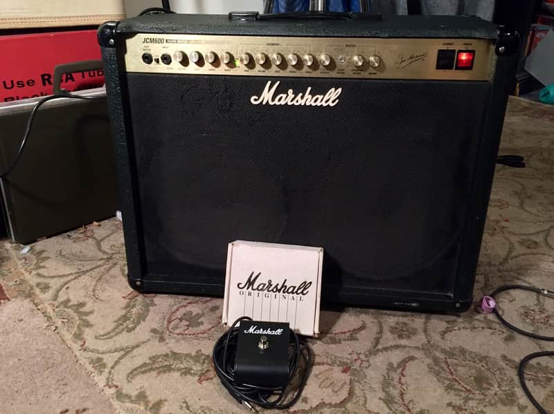 Marshall JCM 600 Model 602 60-Watt 2x12 Guitar Combo image 1