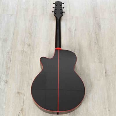 Mint Takamine GF49CE CB FX Cutaway Acoustic-Electric Guitar, Spruce Top, Cosmic Black Sparkle image 6