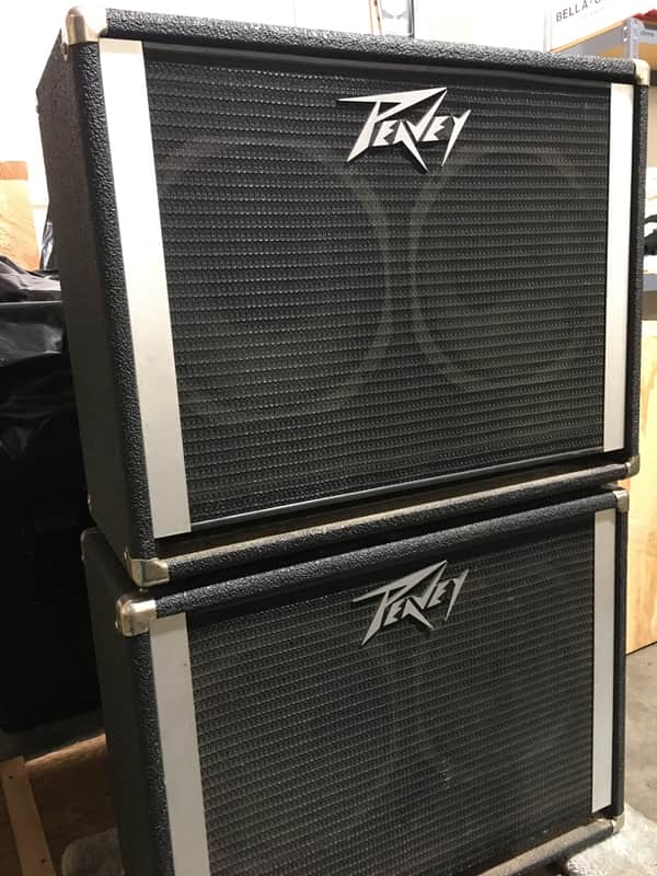 Peavey 2x12 sx guitar cabinet 1980s black | Reverb