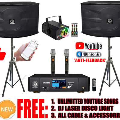 Singtronic Complete 3000W Karaoke System w/ Youtube by iPhone/iPad image 1