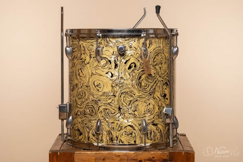 1960s Kent Floor Tom in Fantasia Pearl - 16x16 image 1