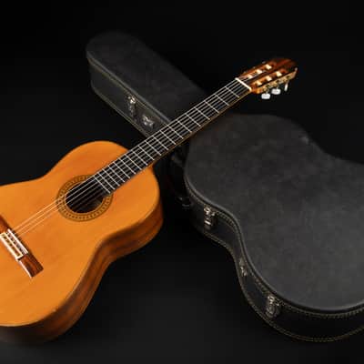 1993 Amalio Burguet 3M Cedar Indian Rosewood - Natural High Gloss | Vintage All Solid Spanisch Masterbuilt Classical Guitar Ebony Fretboard | Case image 24