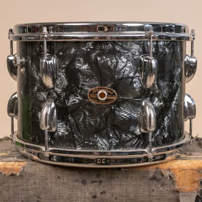 1966 Slingerland Modern Solo Outfit No. 2R Black Diamond Pearl Drum Set image 6