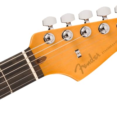 Fender American Ultra II Stratocaster Ebony FB Ultraburst with Case image 5