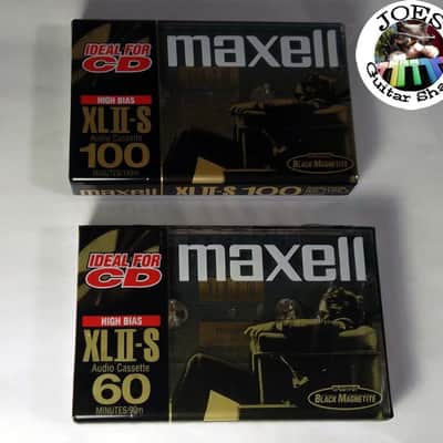2-2000 Maxell XLII-S 100 & 60 Mins Gold Type II Made in England CR02 High Position Cassette Tape CD New Sealed NOS - Will Combine Shipping! image 2
