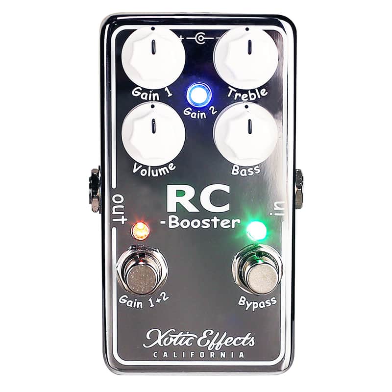 Mint Xotic RC Booster V2 Version 2 Guitar Effect Stompbox Pedal True Bypass Switching image 1