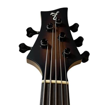 F Bass BN5 DELUXE 2020 - MATTE VARNISH - ANTIQUE BROWN BURST / BLACK GRAIN ENHANCE image 11