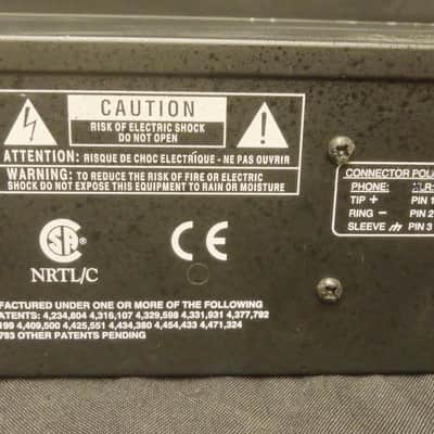 DBX 1215 Dual-Channel 15-Band Graphic Equalizer - Black image 9