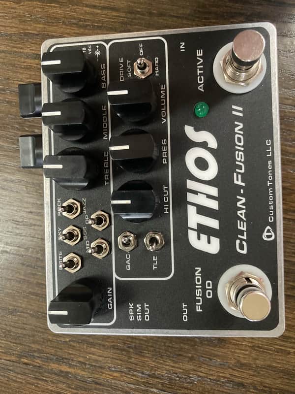 Custom Tones Ethos Clean-Fusion II Preamp 2010s - Black image 1