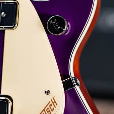 Gretsch G5210T-P90 Electromatic Jet Two 90 Single-Cut with Bigsby Electric Guitar - Amethyst - Demo image 13
