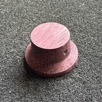 Guilford Purpleheart Skirted Base Volume/Tone potentiometer knob - 1.5mm set Screw / 6mm shaft image 1