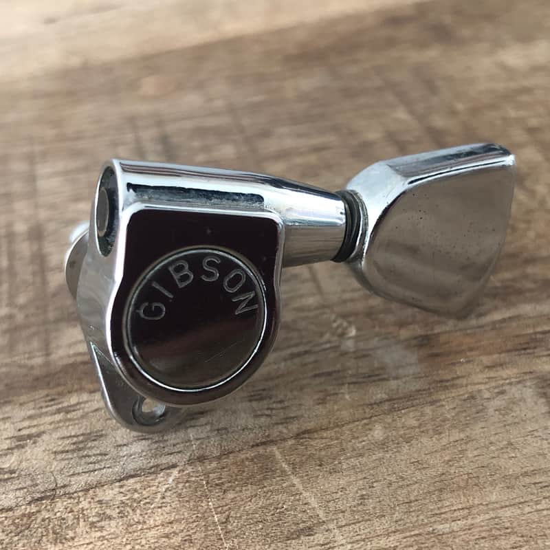 Gibson Tulip Tuning Machine (Bass Side) 1970’s Chrome image 1