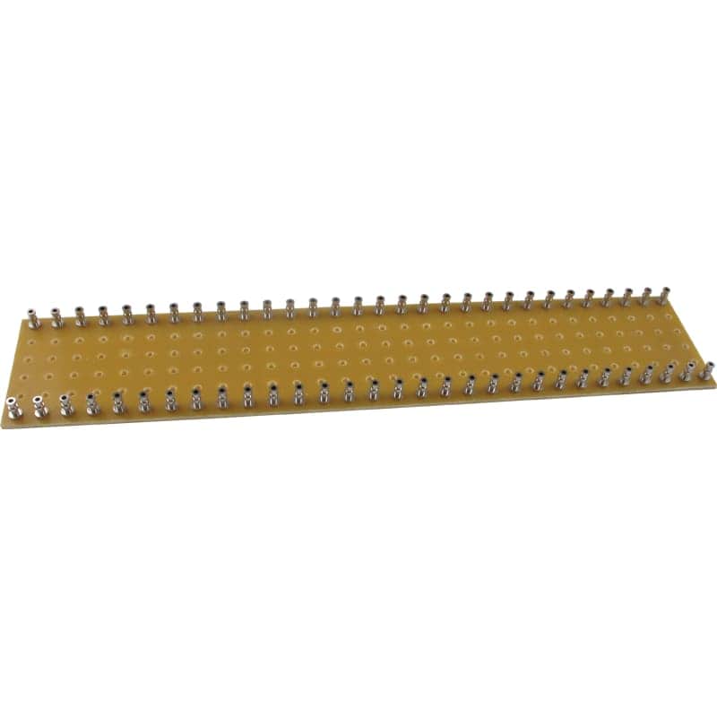 Turret Board - 60 Turrets, Two Rows, 300mm x 60mm, 2mm thickness image 1