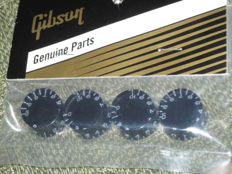 new in package A+ genuine Gibson SPEED Knobs BLACK PRSK-010 (set of 4 knobs) PRSK010 image 1