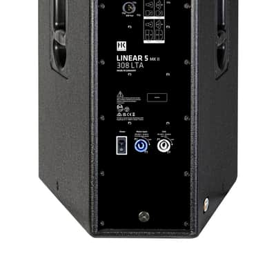 HK Audio LINEAR-5-MK2-308-LTA Linear 5 MK II Series 1200-Watt 3x8-Inch LTS Mid/High Active Multi Cell Tran Network image 2