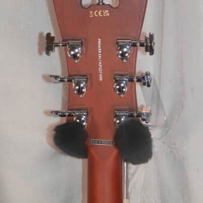 D'Angelico Premier EXL-1 Satin Walnut Hollowbody Archtop Electric with gig bag DAPEXL1SWLT image 7