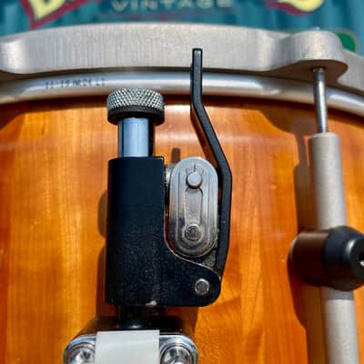 Bison Volcano 7x14-15 Multi-Diameter Snare Drum Black Walnut Stave Shell image 6