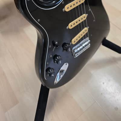 1977 Fender Stratocaster HT LEFT HAND Hardtail American Vintage 70s 1970's USA Lefty Handed Strat Custom DiMarzio Rosewood Black Aged Roadworn Relic LH Guitar image 6