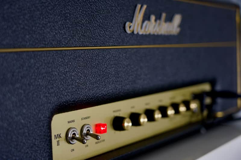 Marshall 2245 JTM45 MK II Reissue 2-Channel 30-Watt Guitar Amp Head 1989 - Present - Black image 1