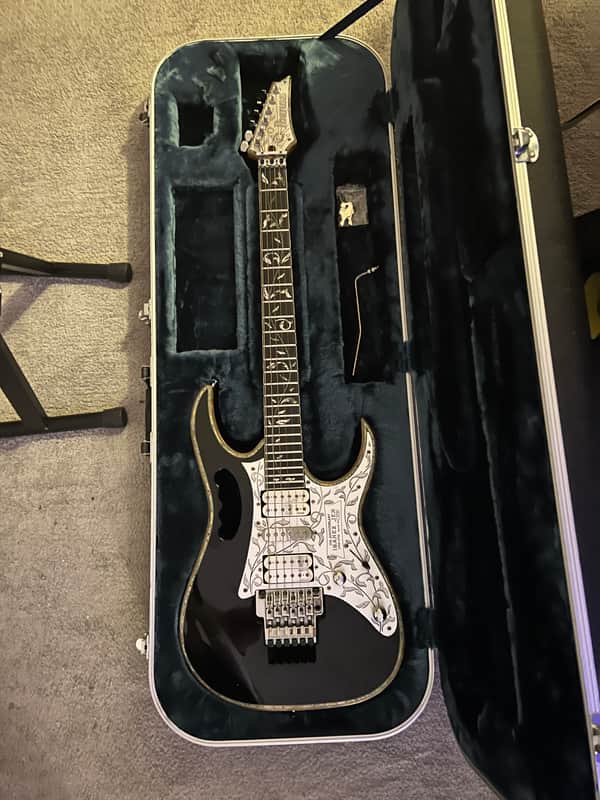 Ibanez JEM10th-BK Steve Vai Signature 10th Anniversary 1996 - Black image 1