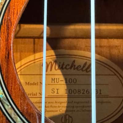 Mitchell MU-100 Koa Concert Ukulele image 3