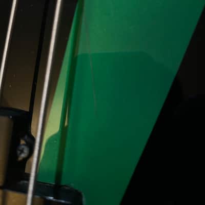 Rare one of a kind left handed 1987 Guild Pilot green sunrise bass image 8