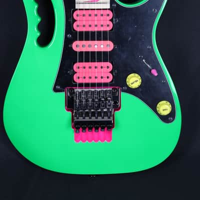 Ibanez JEM 777 30th Anniversary Steve Vai Signature Model 2017 Loch Ness Green image 3