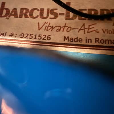 Barcus-Berry Barcus Berry Vibrato-AE Series Acoustic-Electric Violin 2010s - Tuxedo image 3