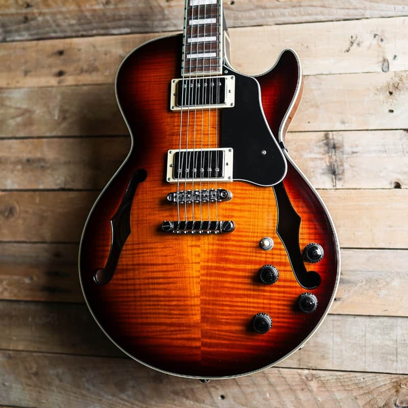 2020 Ibanez Artcore AGS73FM in Violin Sunburst image 1