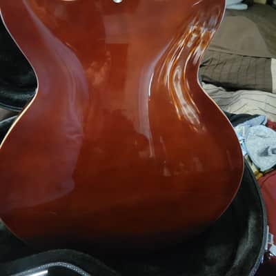 Firefly FF338 Semi-Hollow Guitar 2021 Spalted Maple image 4
