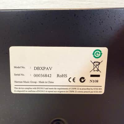 dbx DriveRack PA DBXPAV Complete Loudspeaker Management Processor 1U Rackmount 2000's image 13