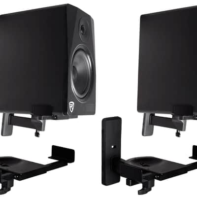 (2) Rockville RHSB8 Wall Mount Swivel Speaker Brackets For Restaurant/Office/Bar image 3
