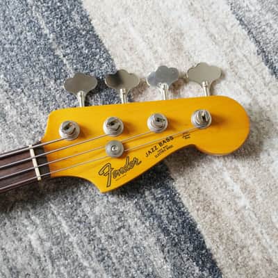 1982 Fender Japan JV Jazz Bass ’62 Vintage Reissue JB62-75 Sunburst MIJ Fujigen image 5