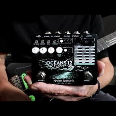 Electro Harmonix Oceans 12 Dual Stereo Reverb Effects Pedal image 2