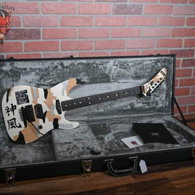 ESP Kamikaze 3 George Lynch Signature Desert Camo with Kamikaze Graphic 2024 w/OHSC image 2