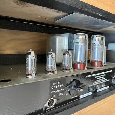 Vintage 1960s Carlsbro CS60 PA Valve Amplifier Head image 5