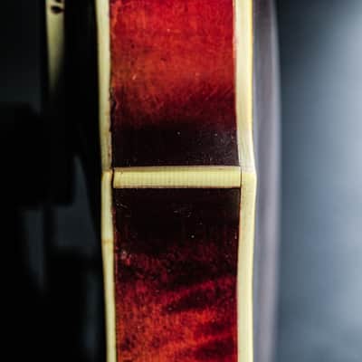 1919 Gibson F-4 refin dark mahogany sunburst image 10
