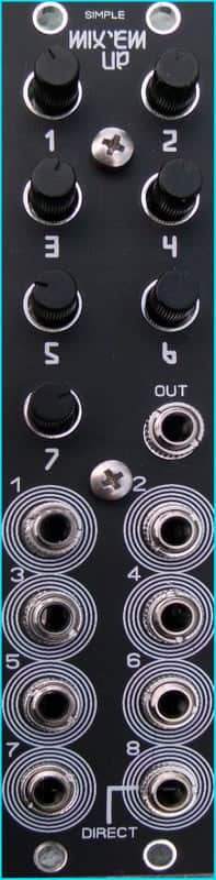 BLUE LANTERN MIX EM UP 8 CHANNEL MIXER : BRAND NEW :  [DETROIT MODULAR] image 1